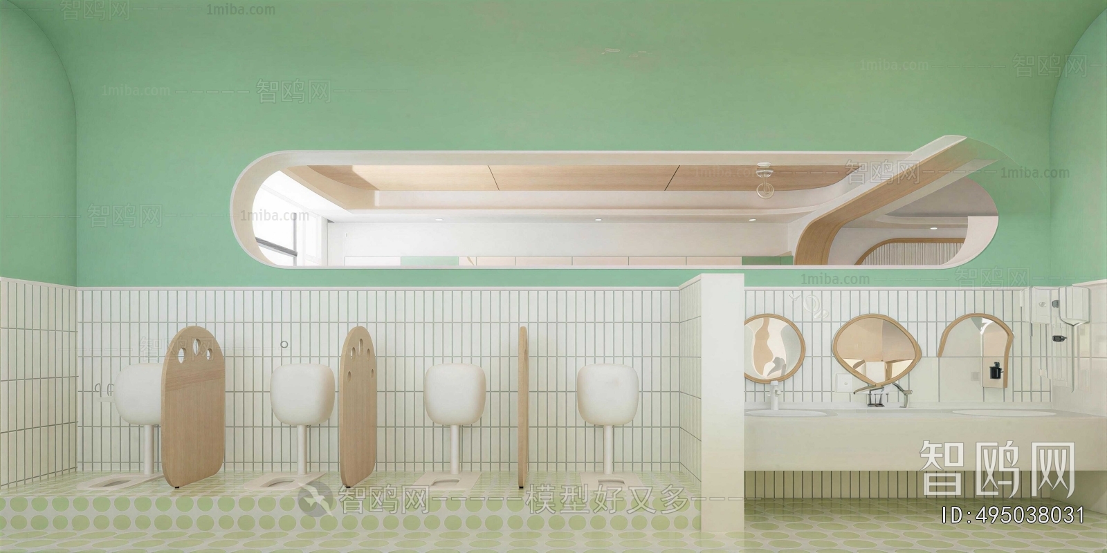 Modern Children's Restroom