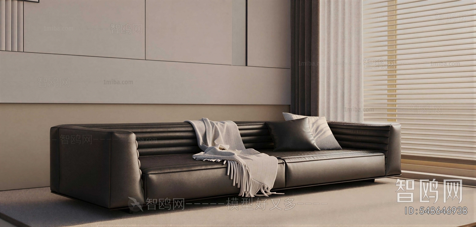 Modern Multi Person Sofa
