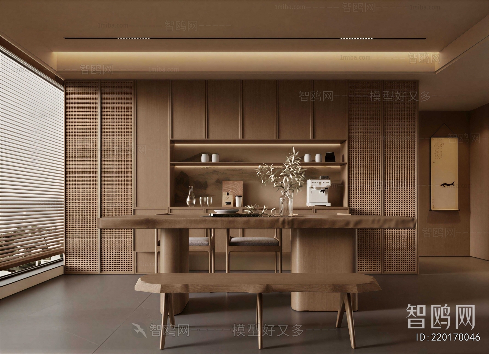 New Chinese Style Dining Room