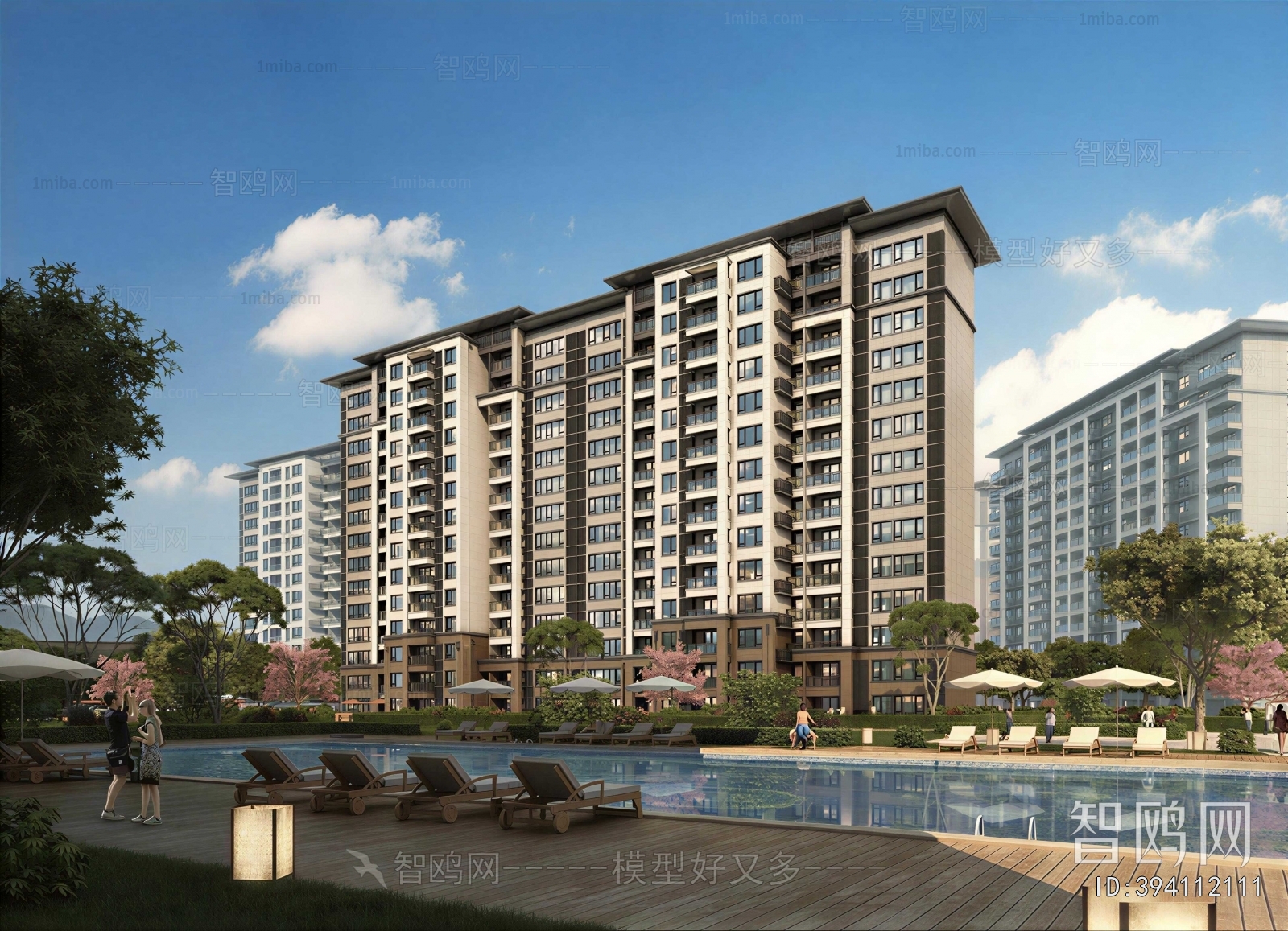 New Chinese Style Residential Building