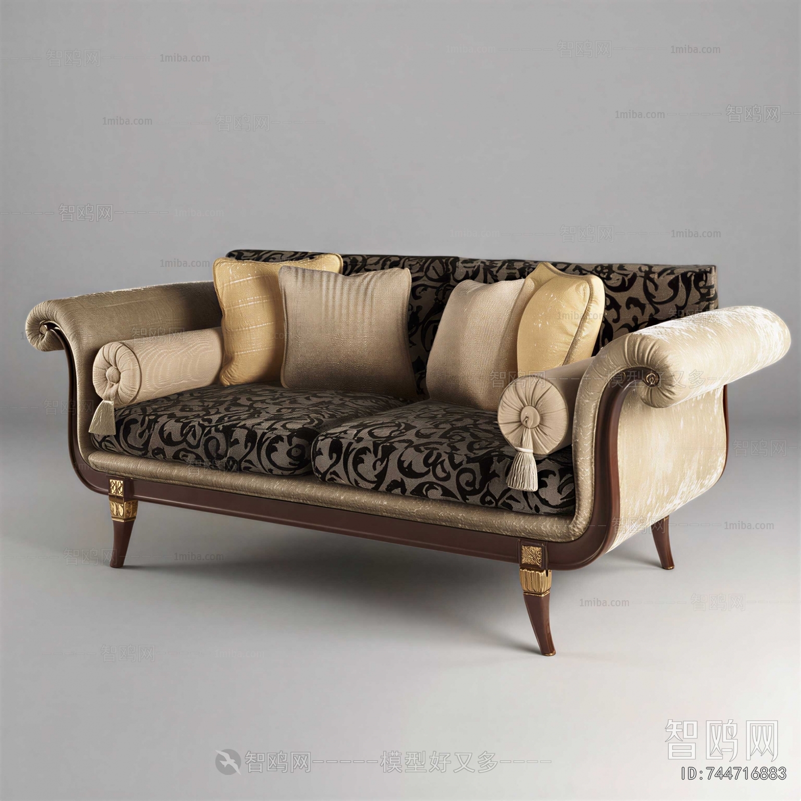 New Classical Style A Sofa For Two