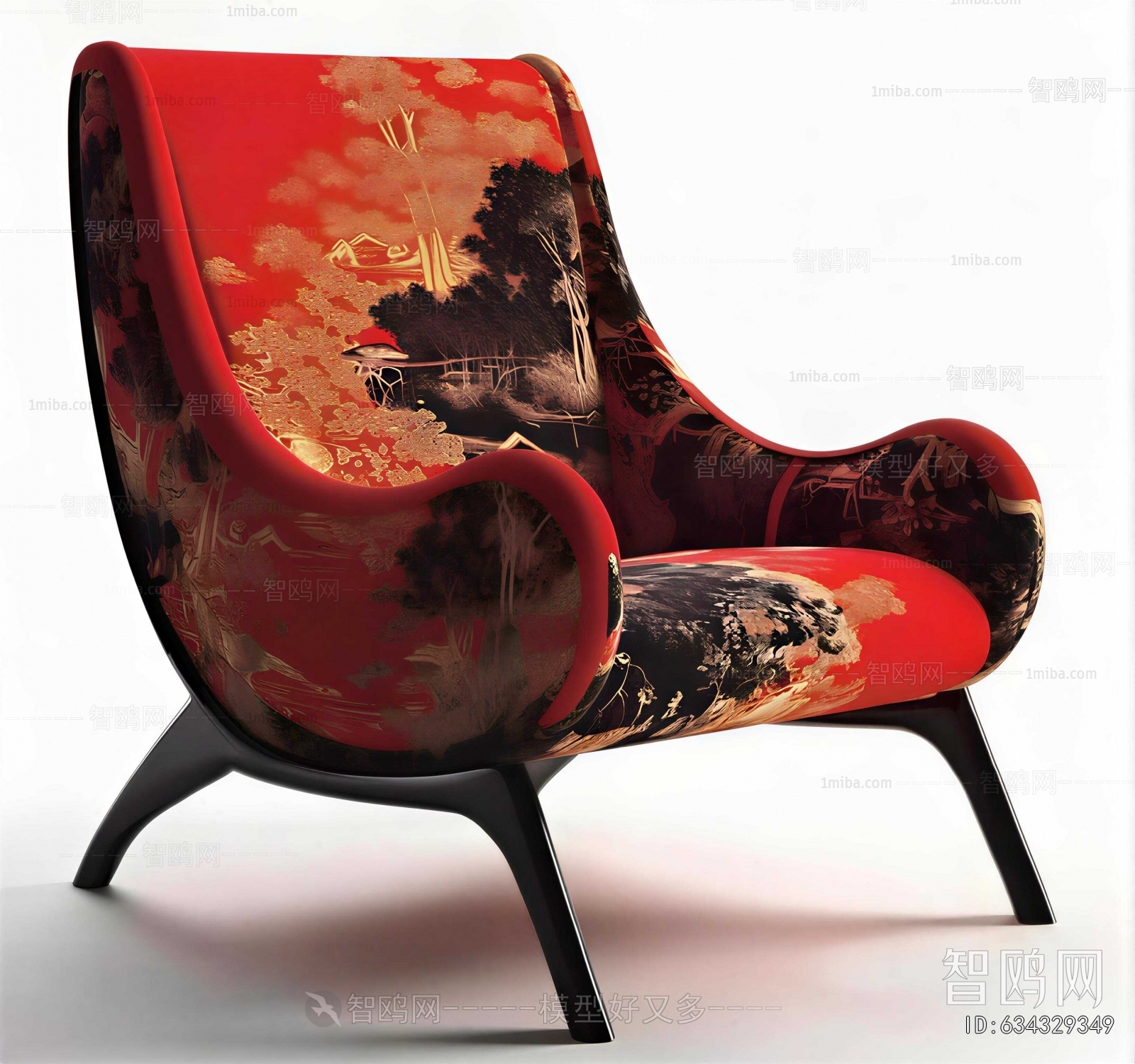 New Chinese Style Lounge Chair