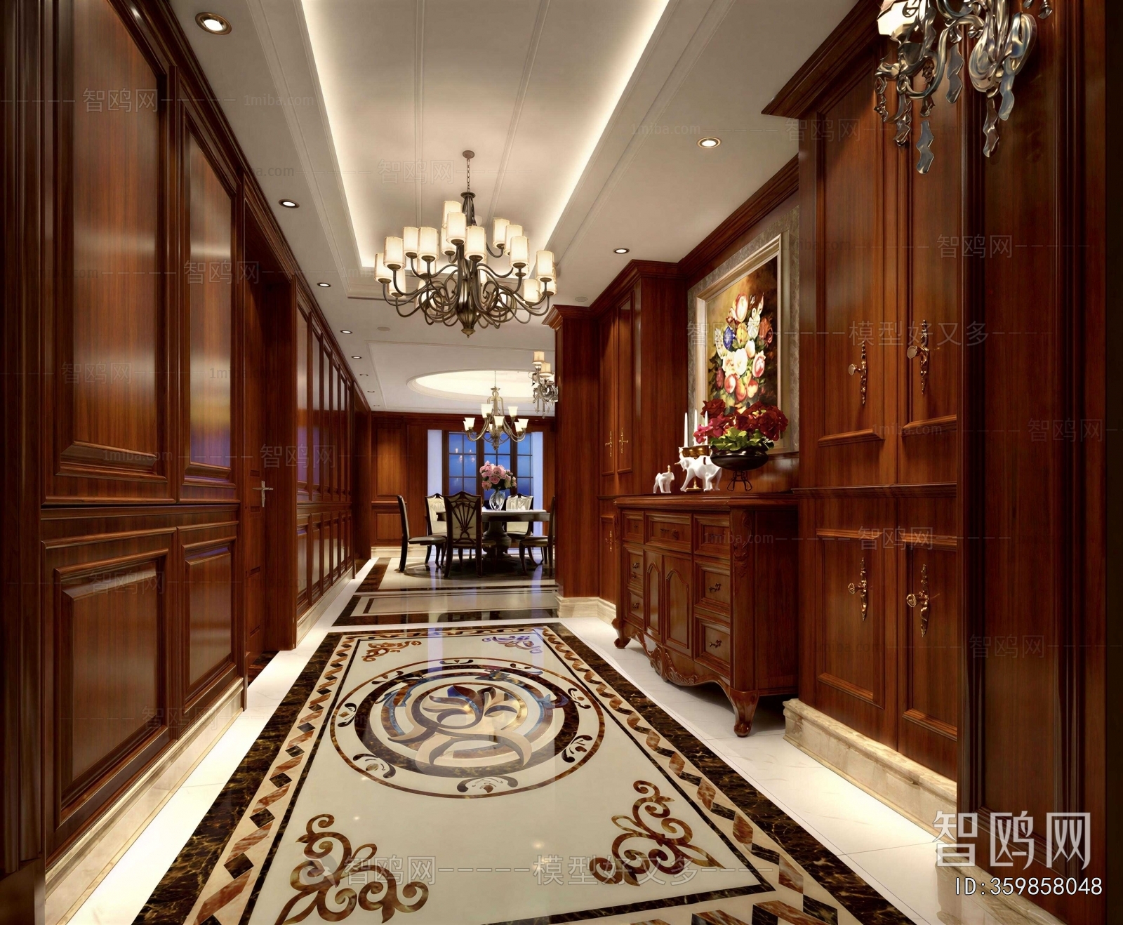 American Style Hallway