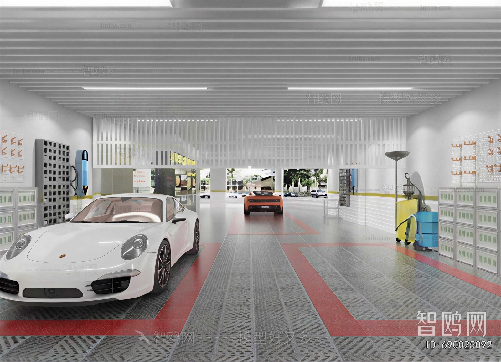 Modern Automobile Repair Shop