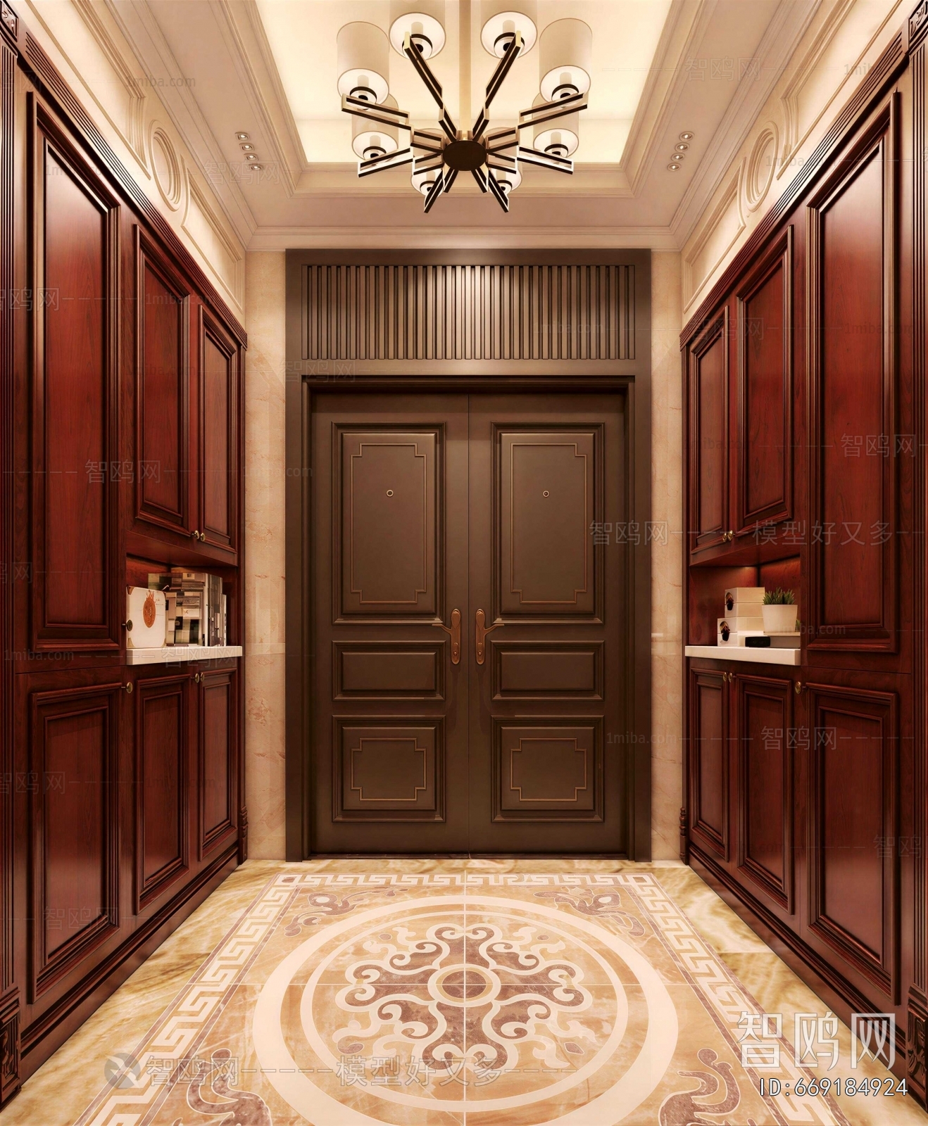 New Classical Style Hallway