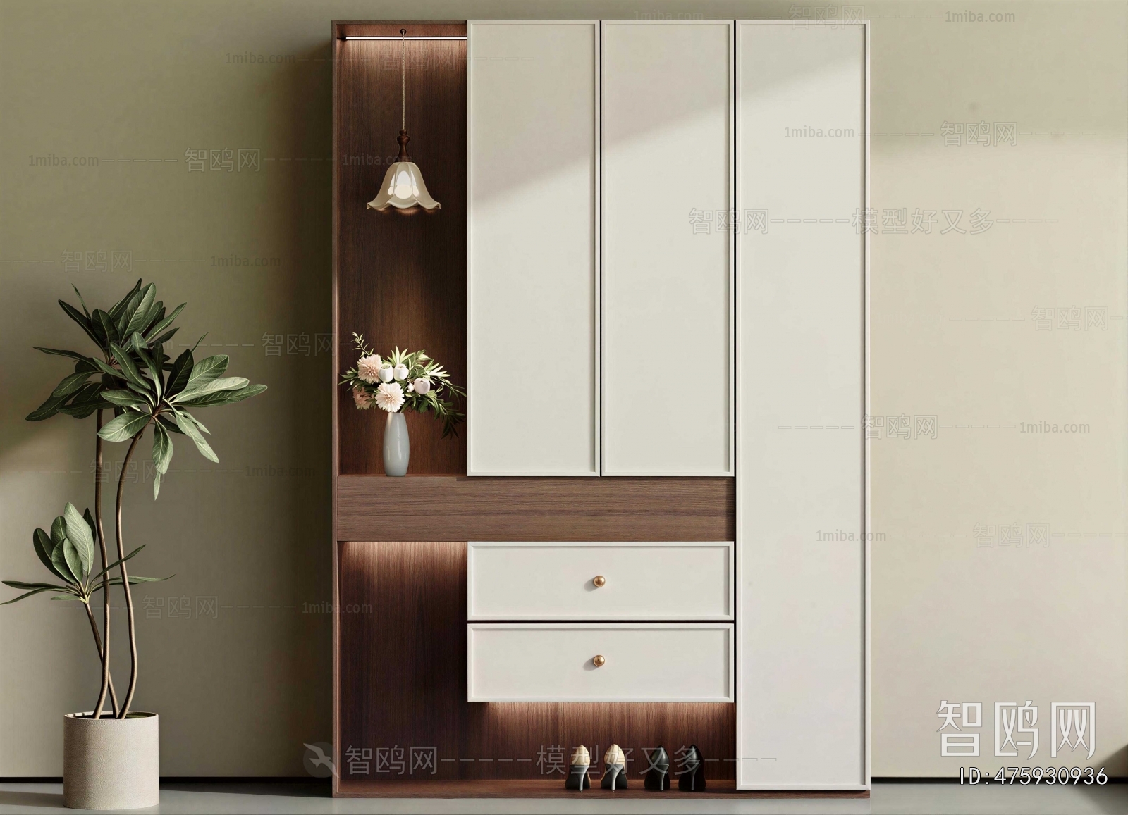 Modern Shoe Cabinet