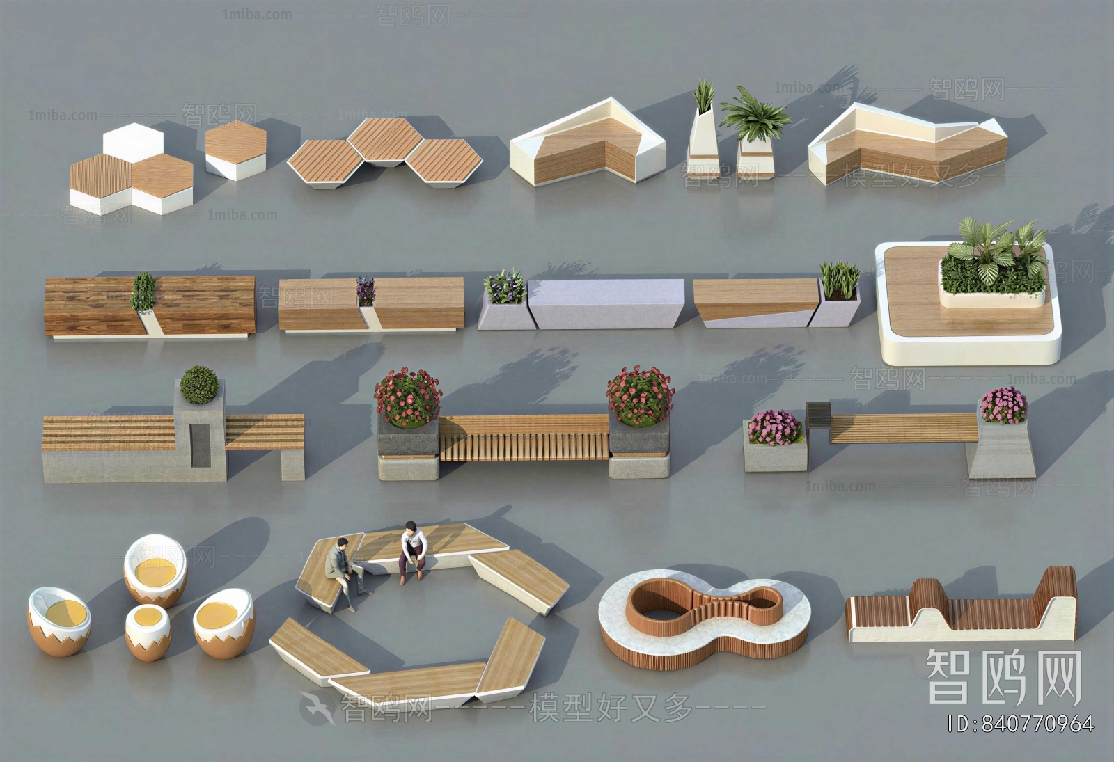 Modern Flower Bed, Flower Bowl, Flower Box