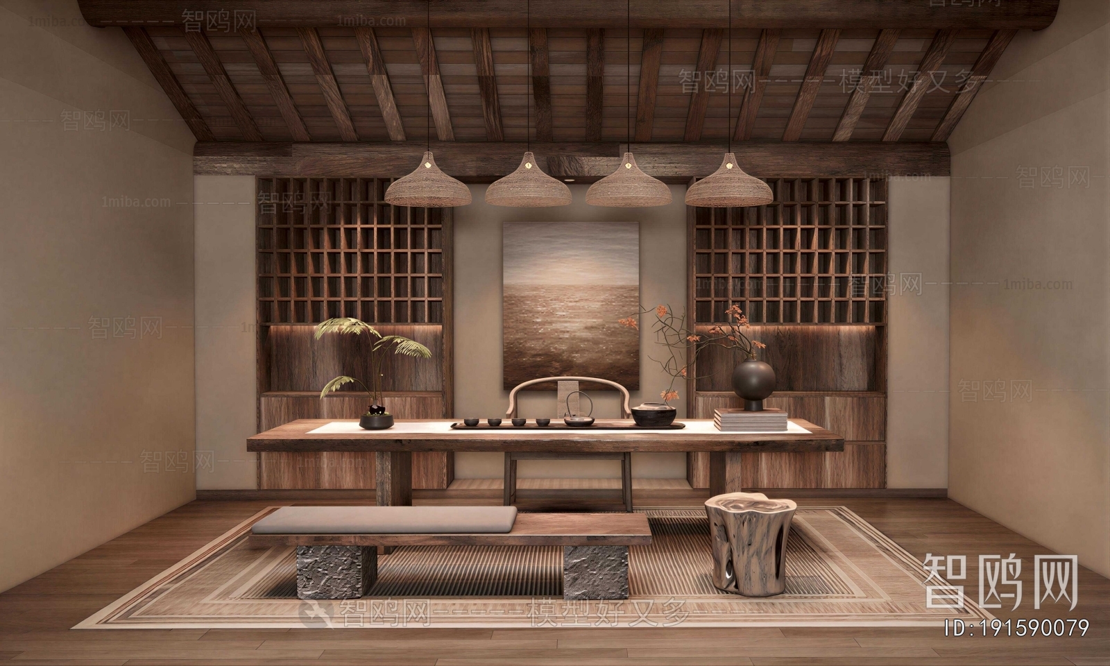 Wabi-sabi Style Tea House