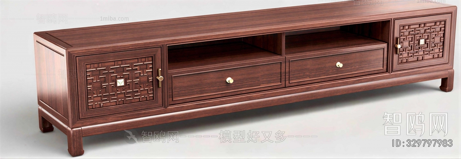 New Chinese Style TV Cabinet