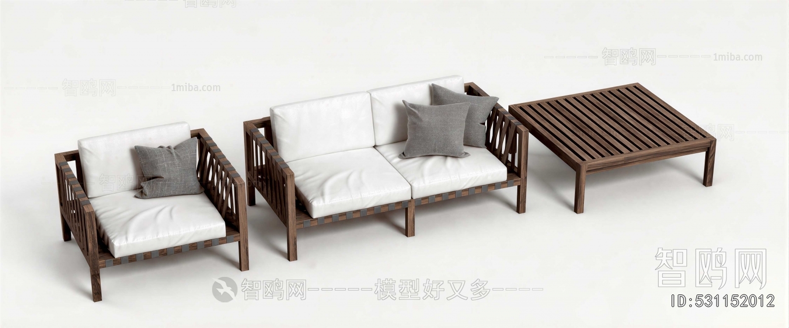New Chinese Style Outdoor Sofa