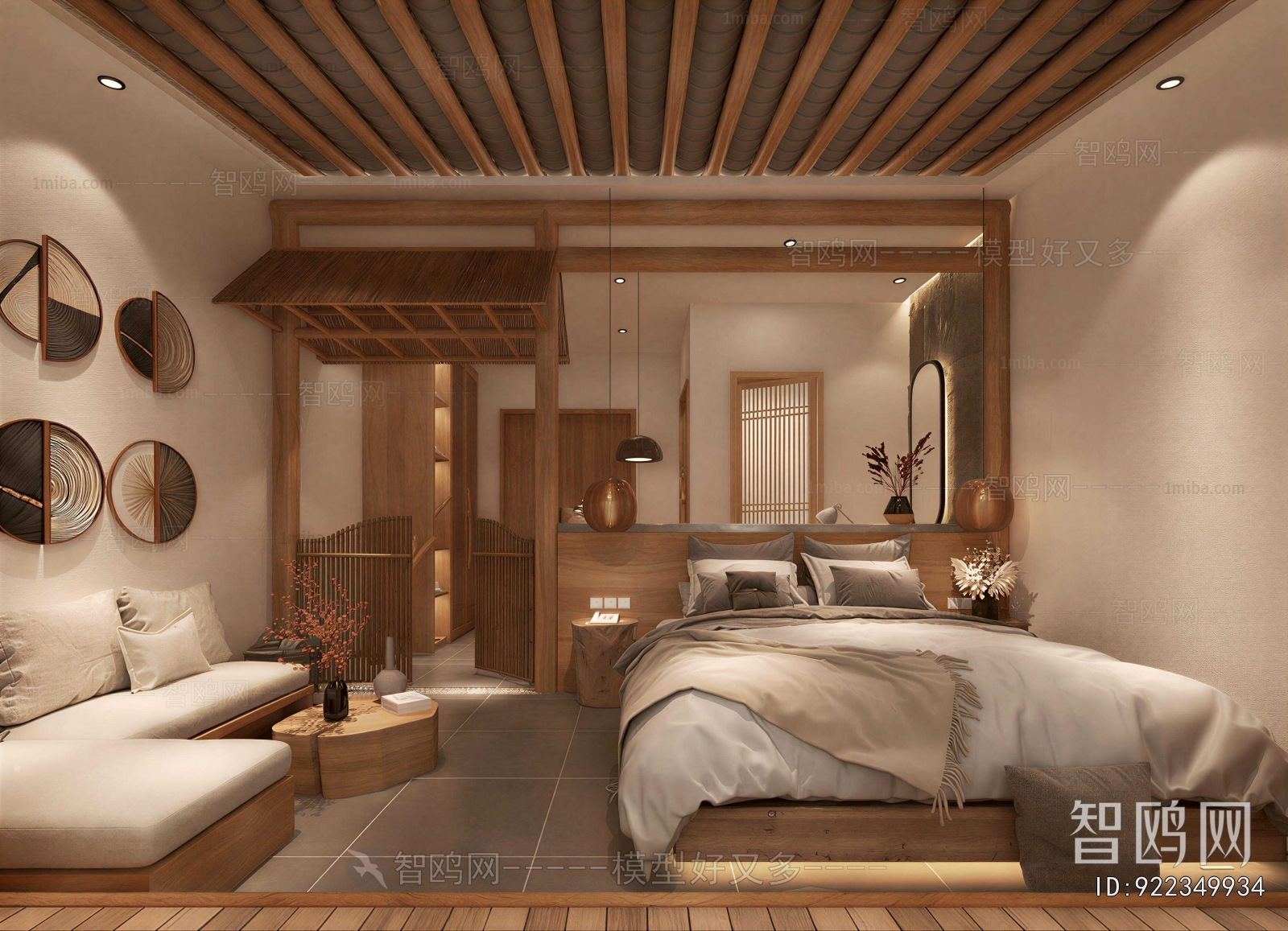 New Chinese Style Guest Room