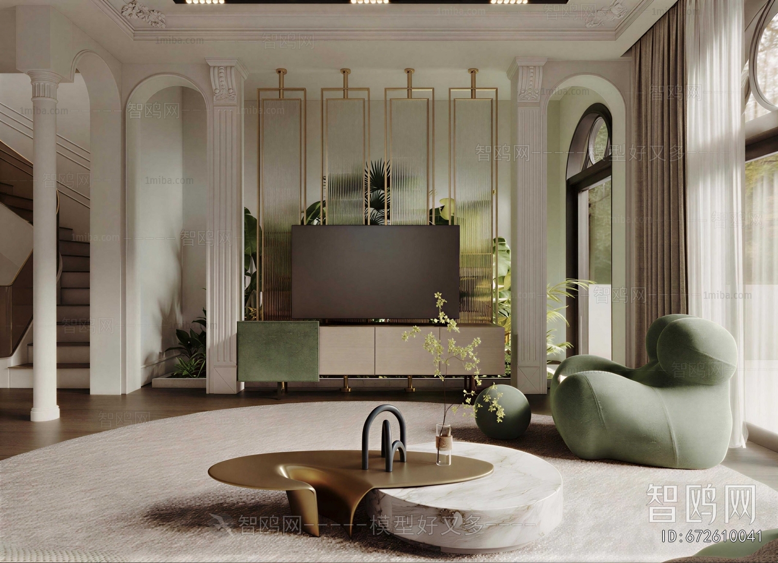 French Style A Living Room
