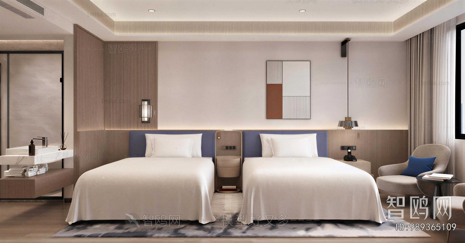 Modern Guest Room