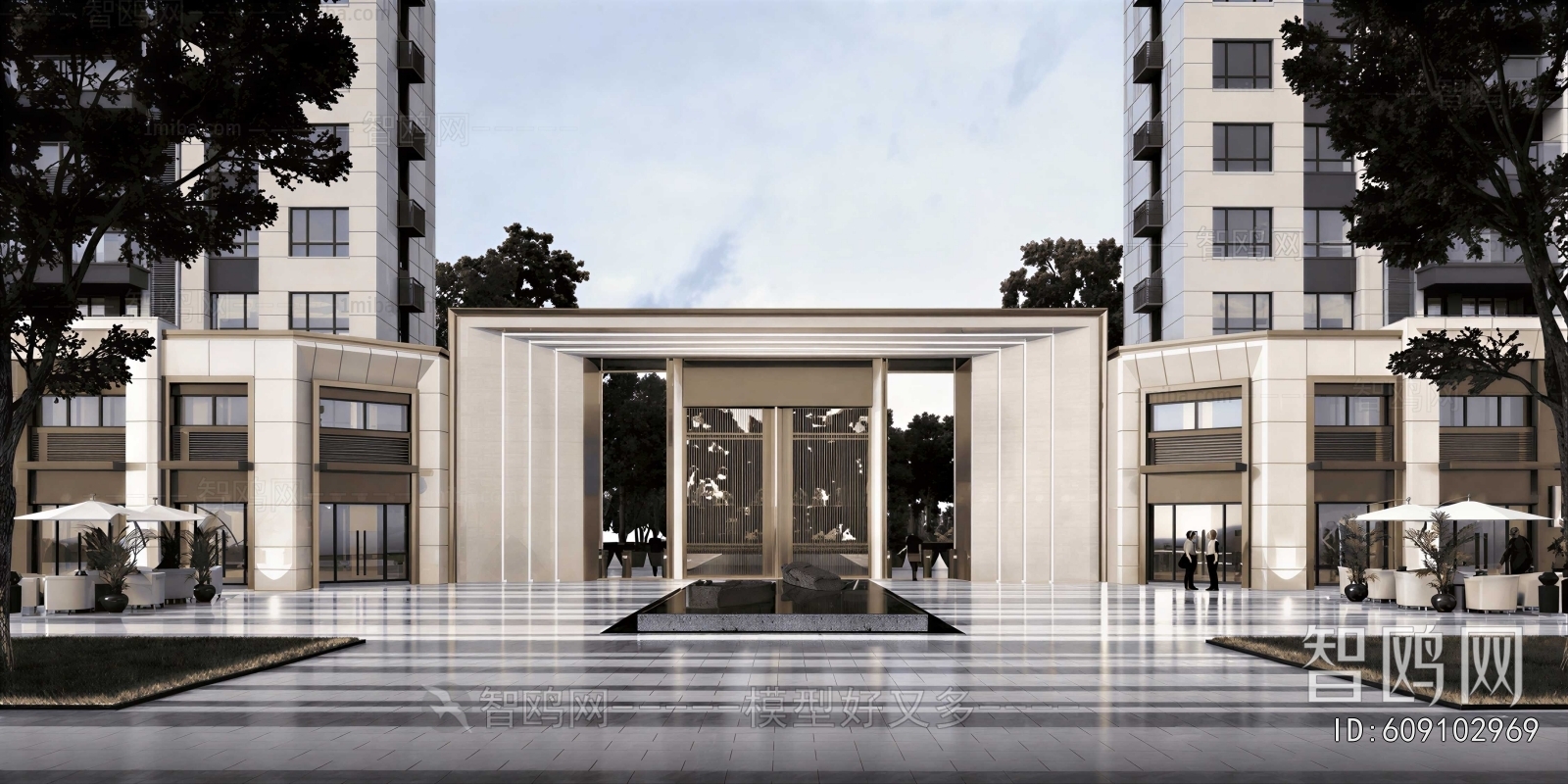 New Chinese Style Residential Building