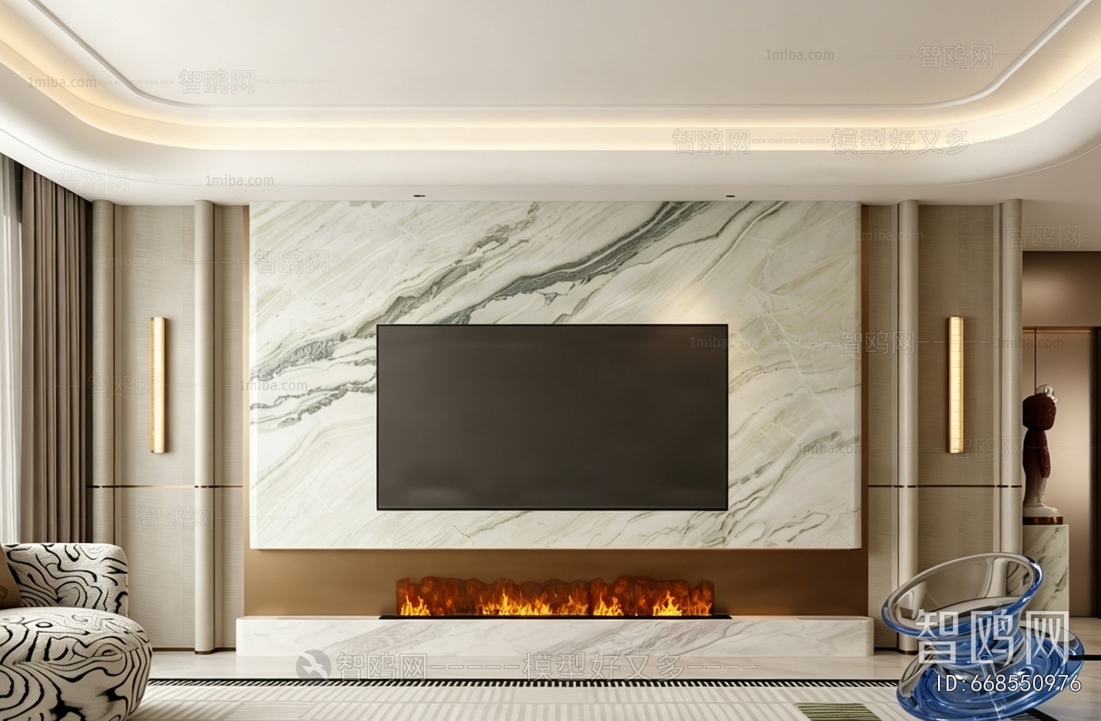 Modern TV Wall