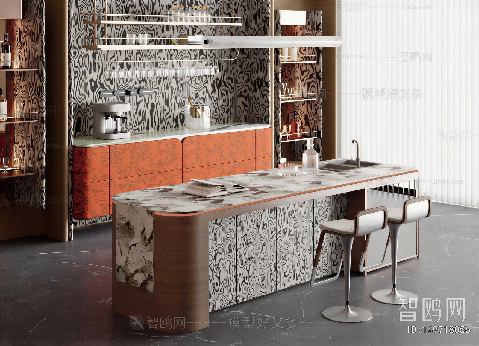 Modern Counter Bar