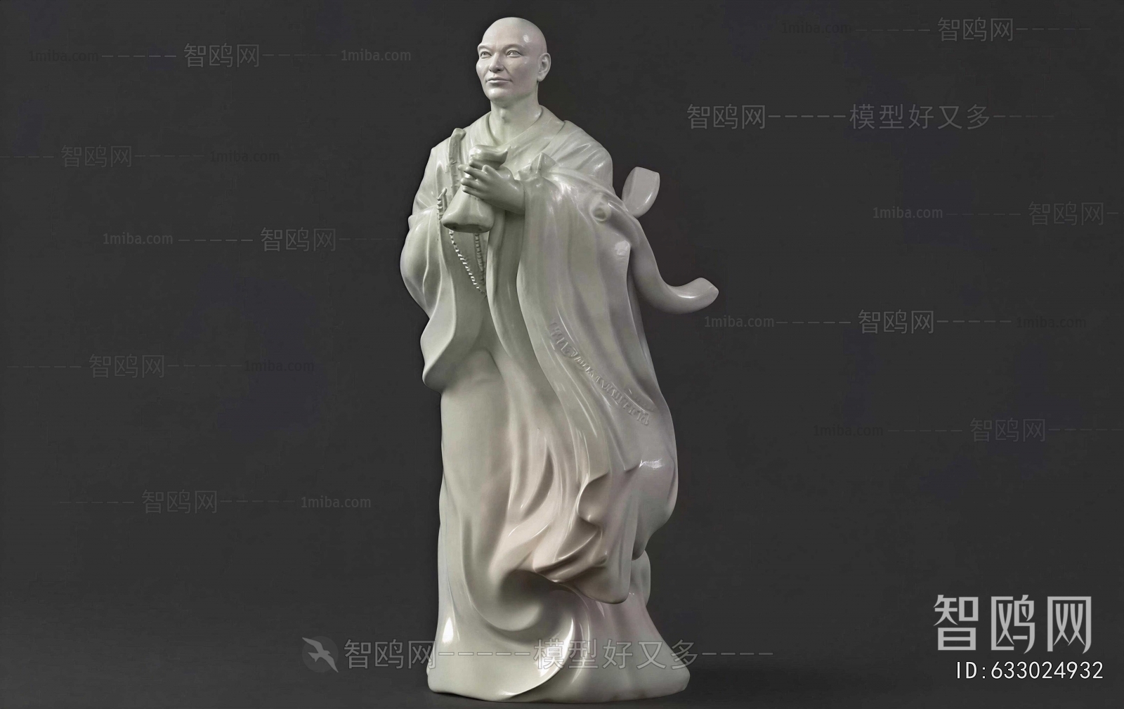 Chinese Style Sculpture Sketch