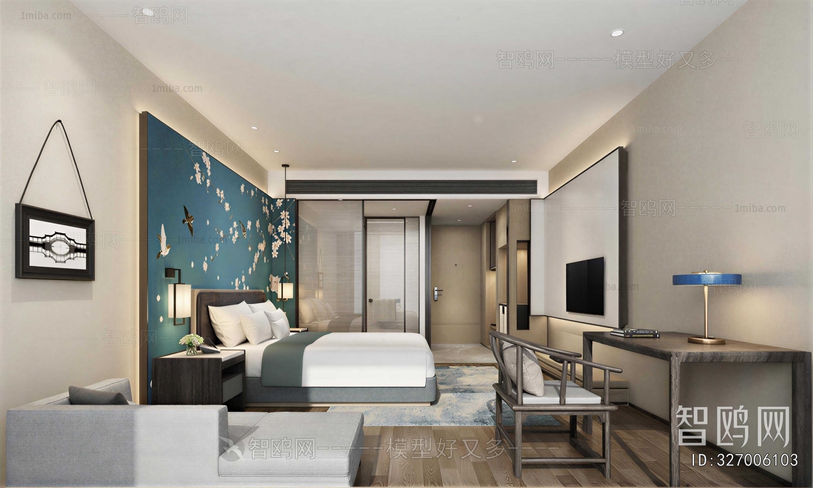 New Chinese Style Guest Room