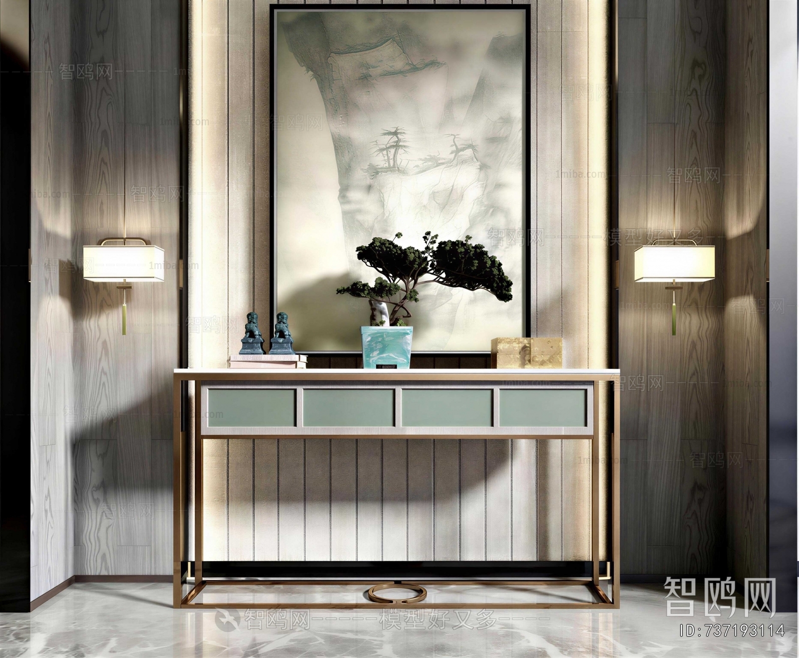 New Chinese Style Console