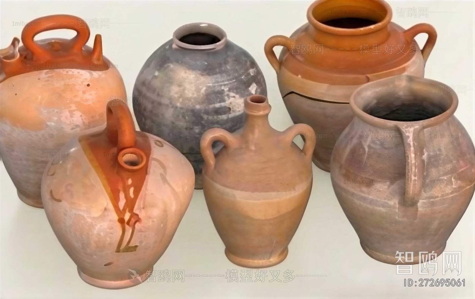 Wabi-sabi Style Clay Pot