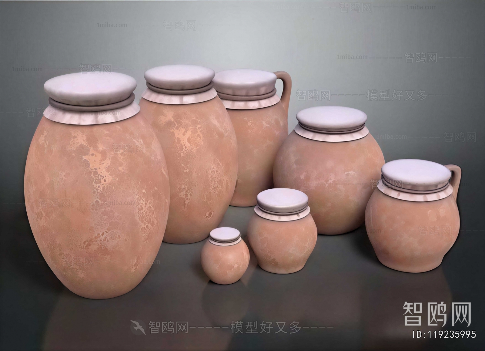 Wabi-sabi Style Clay Pot