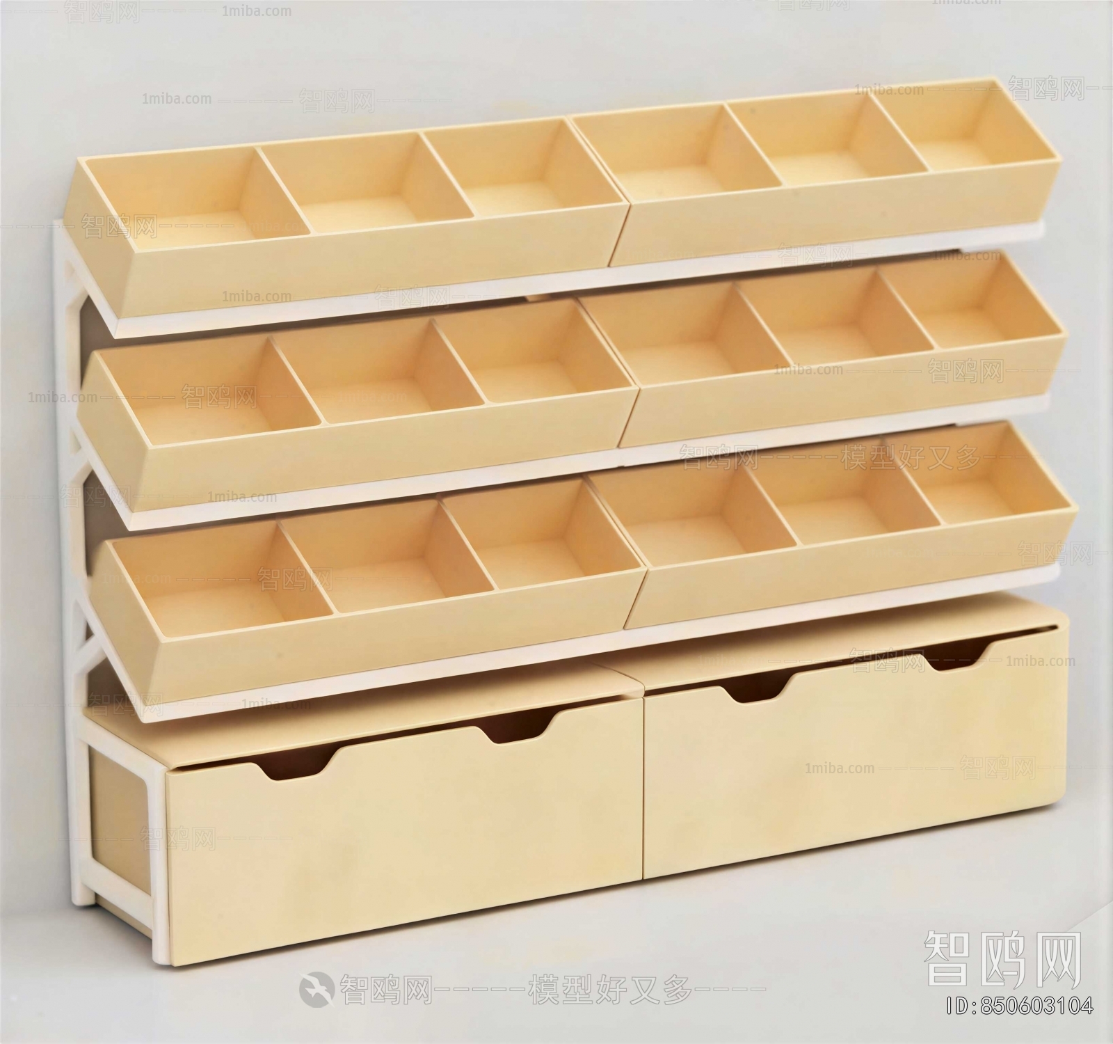 Modern Supermarket Shelf
