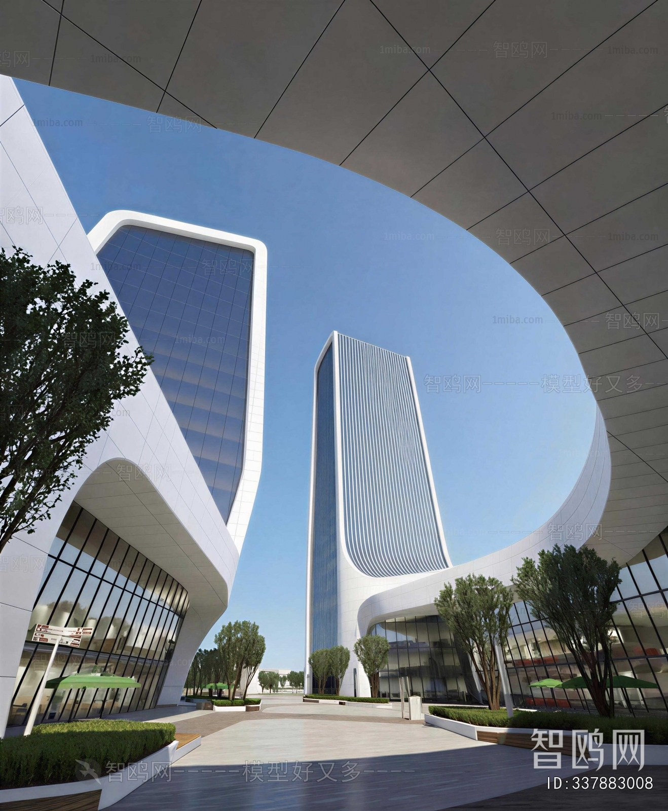 Modern Appearance Of Commercial Building