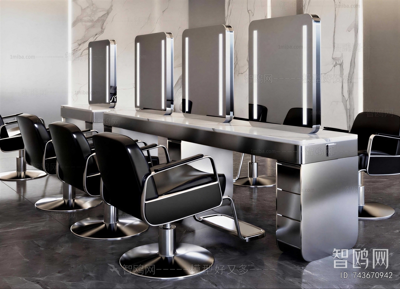 Modern Barber Chair