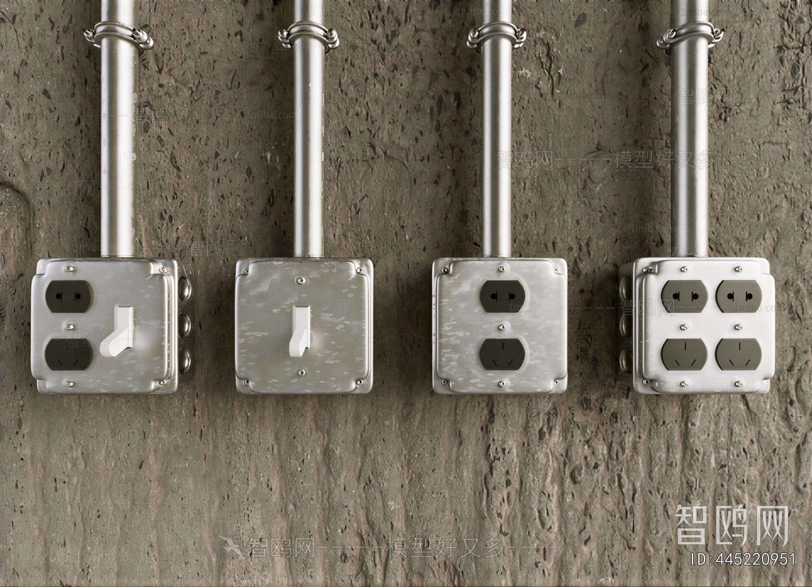 Modern Switch Socket Panel