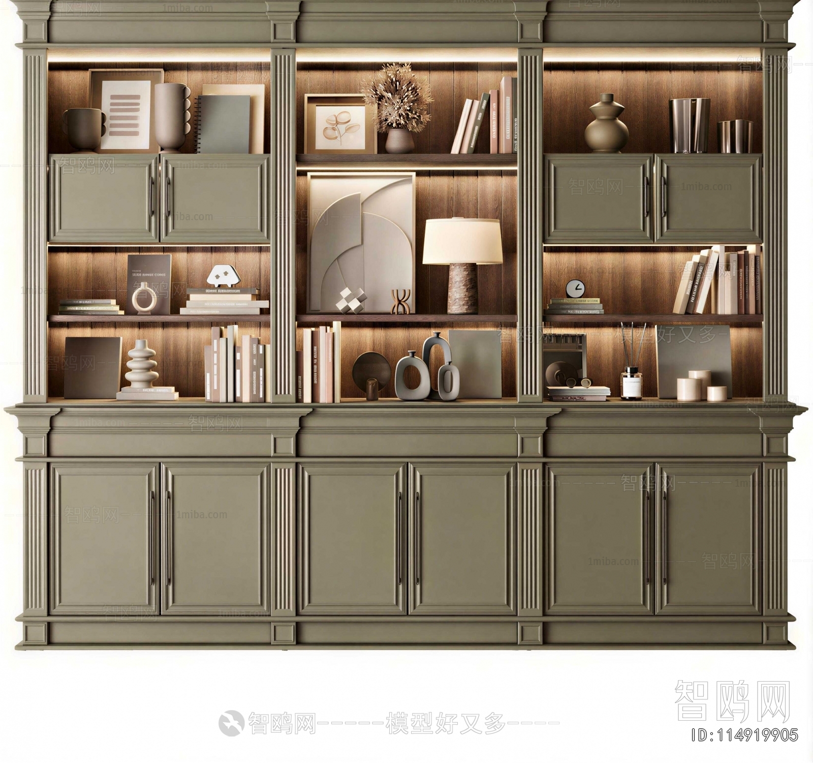 American Style Bookcase