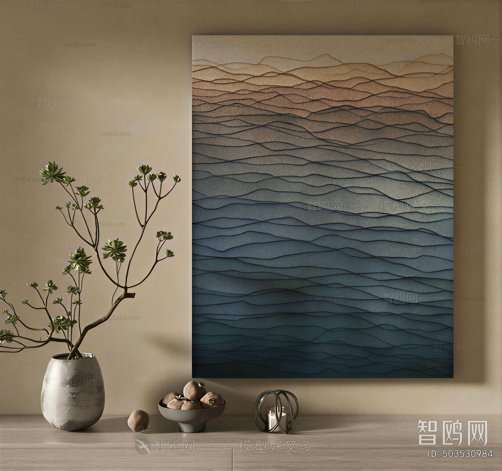 Wabi-sabi Style Painting