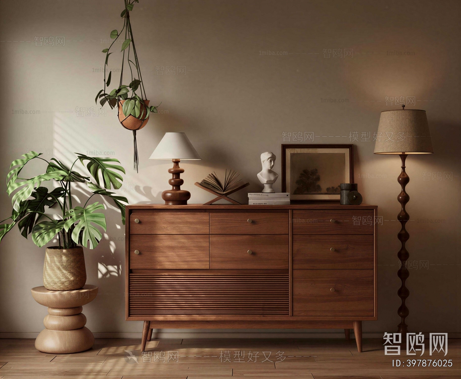 French Style Side Cabinet