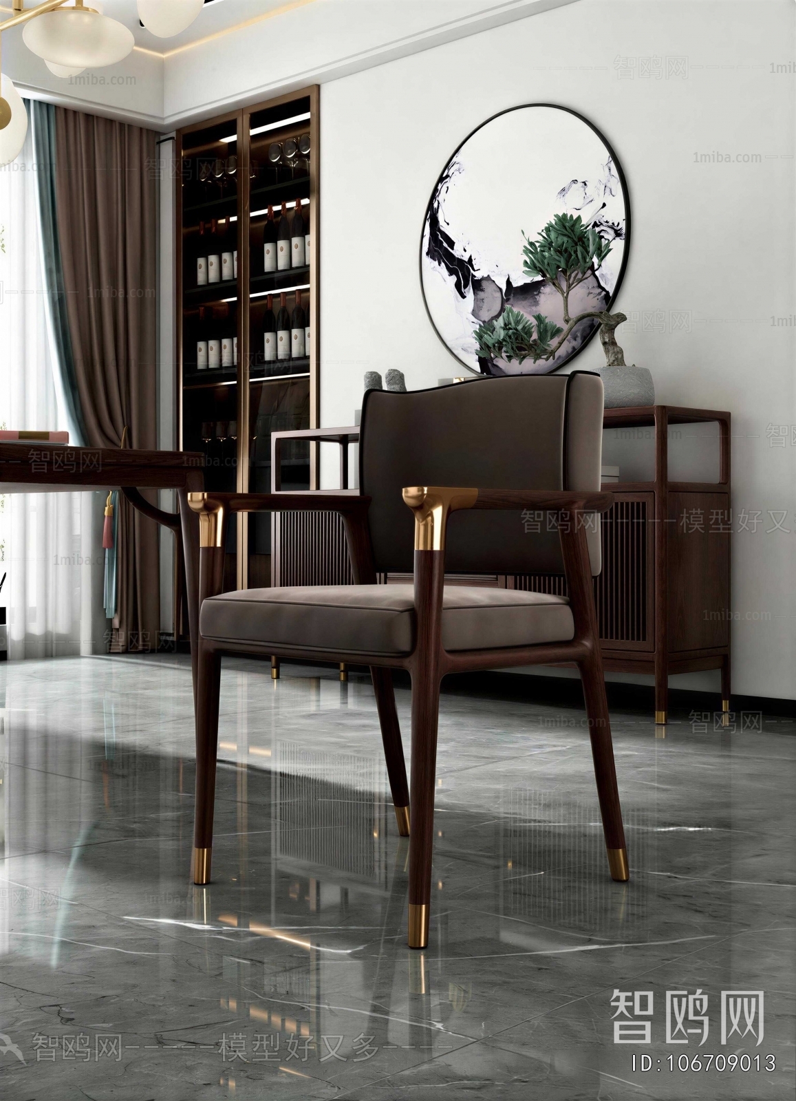 New Chinese Style Dining Chair