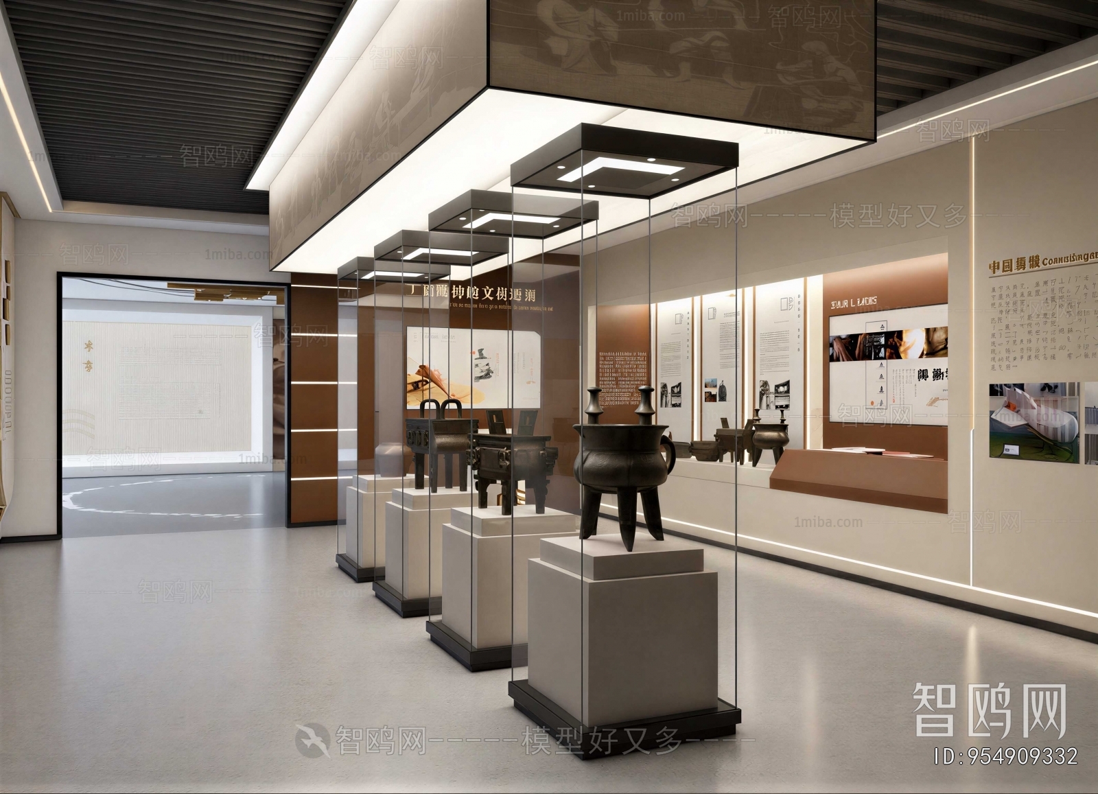 New Chinese Style Exhibition Hall