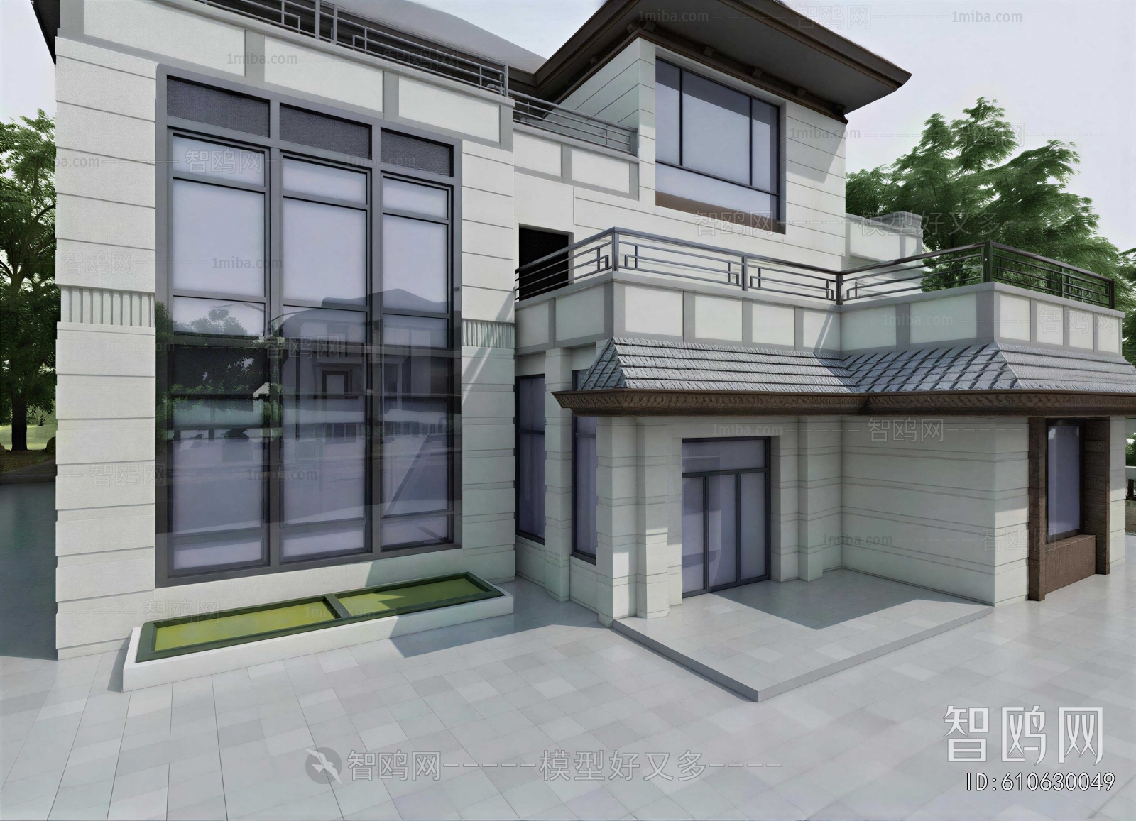 New Chinese Style Detached Villa