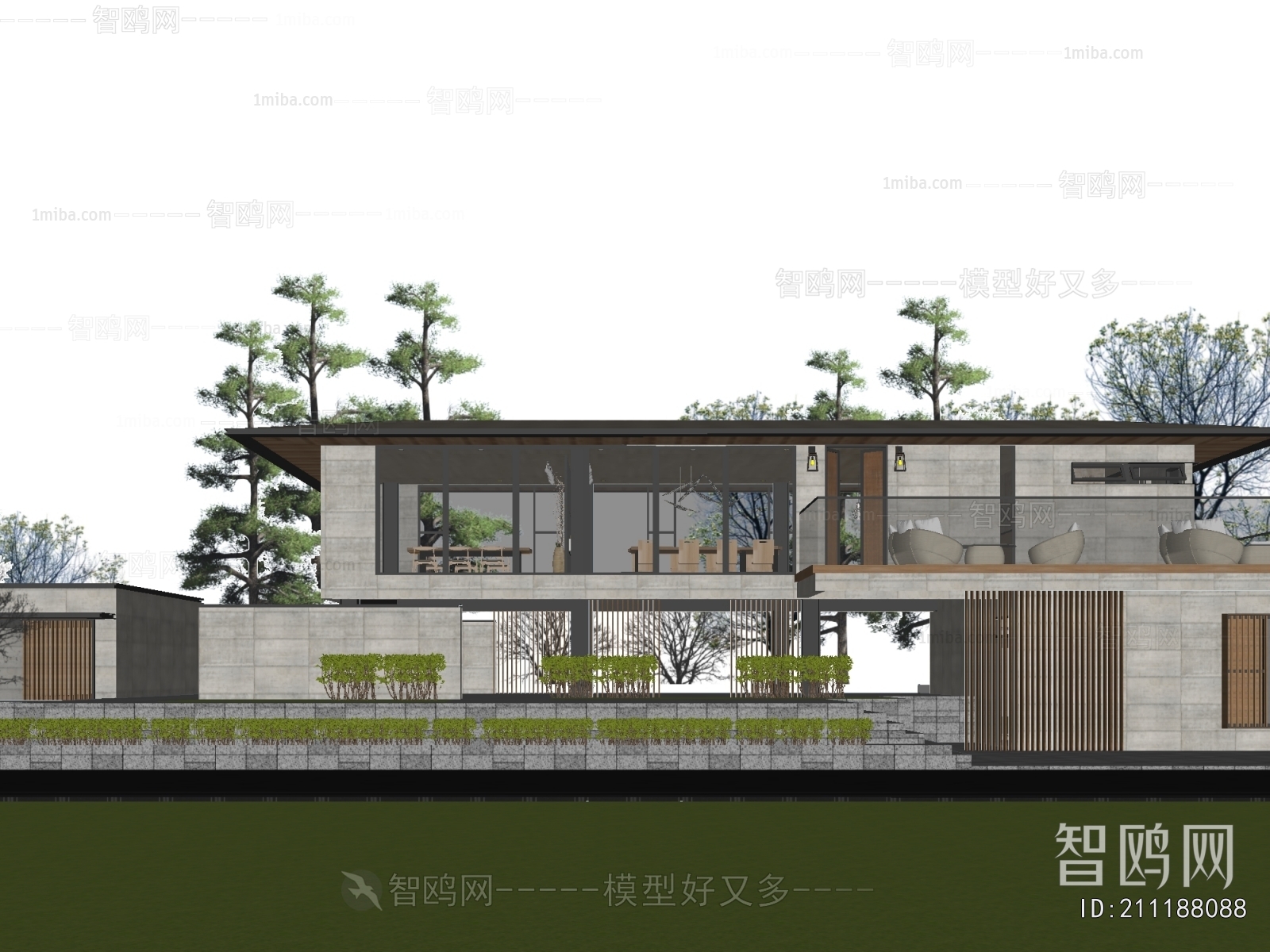 Modern Appearance Of Commercial Building