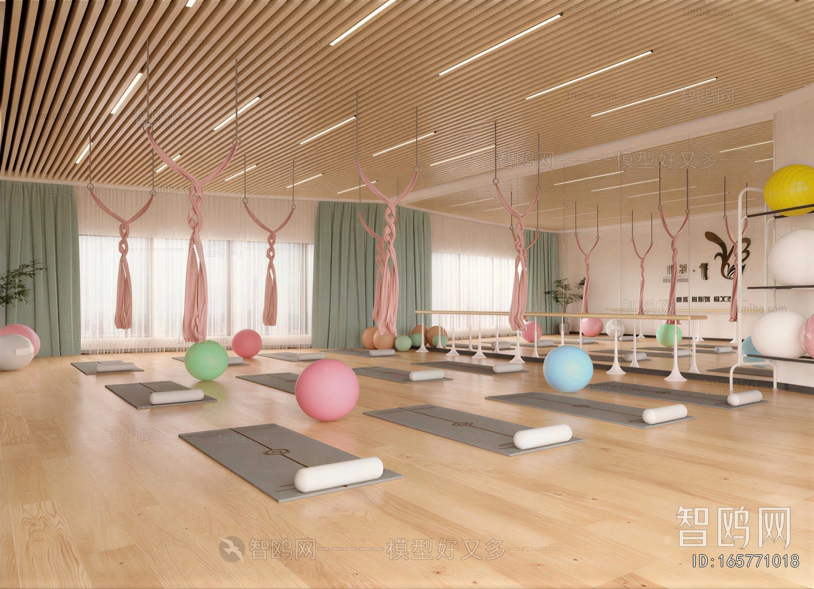 Modern Yoga Room