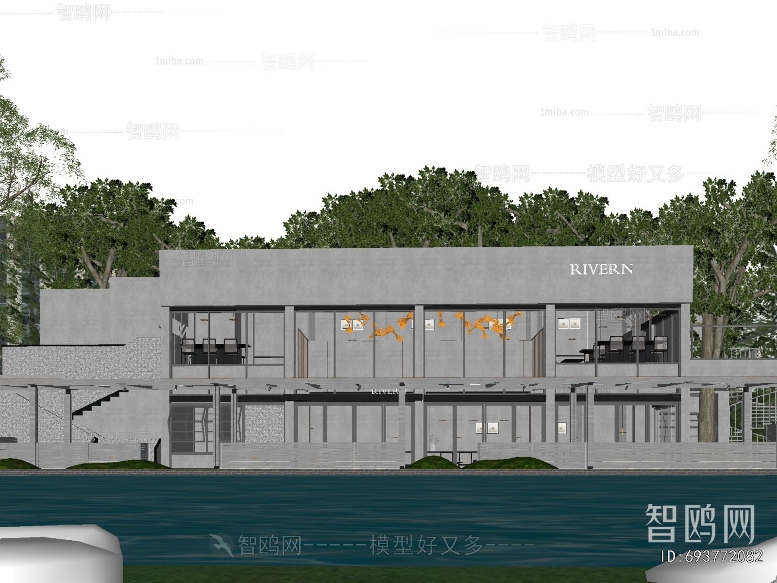 Modern Appearance Of Commercial Building