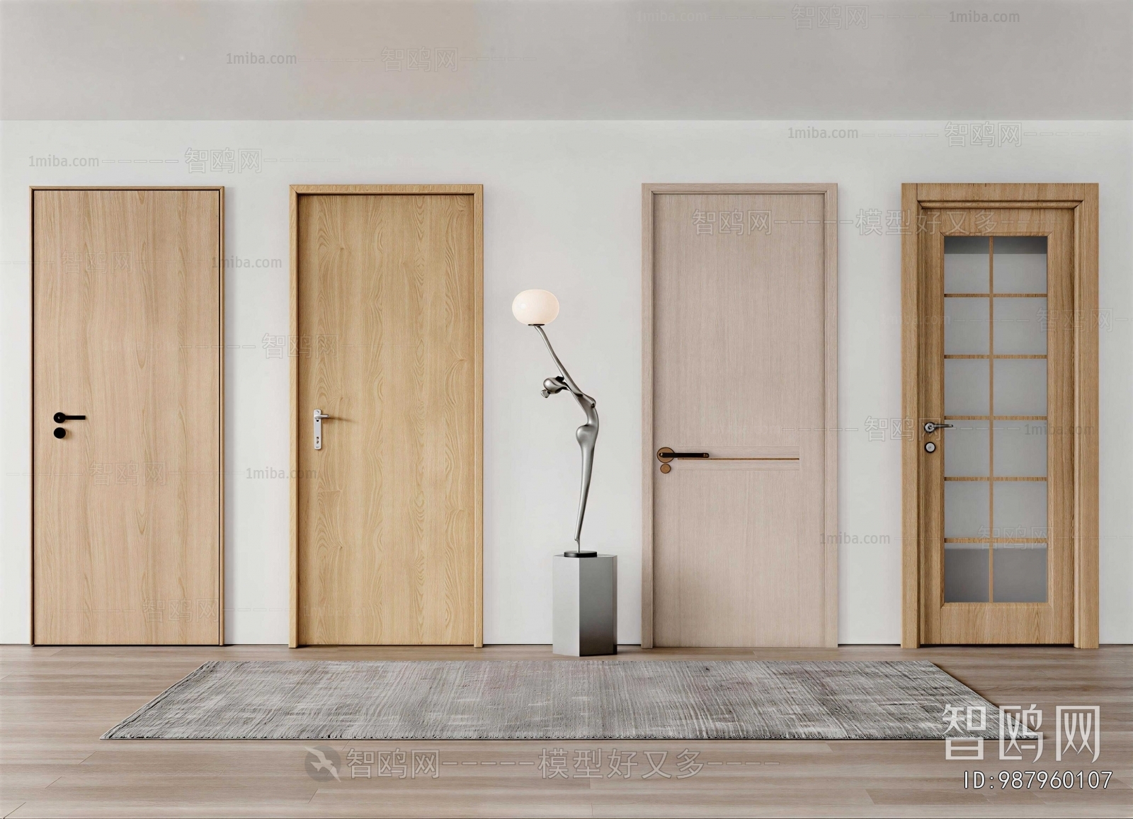 Modern Single Door