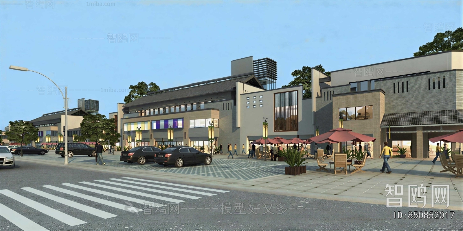 New Chinese Style Commercial Street