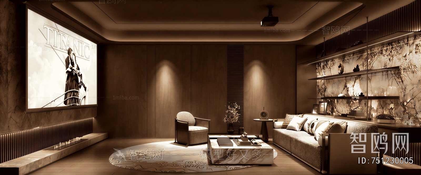 Modern Audiovisual Room