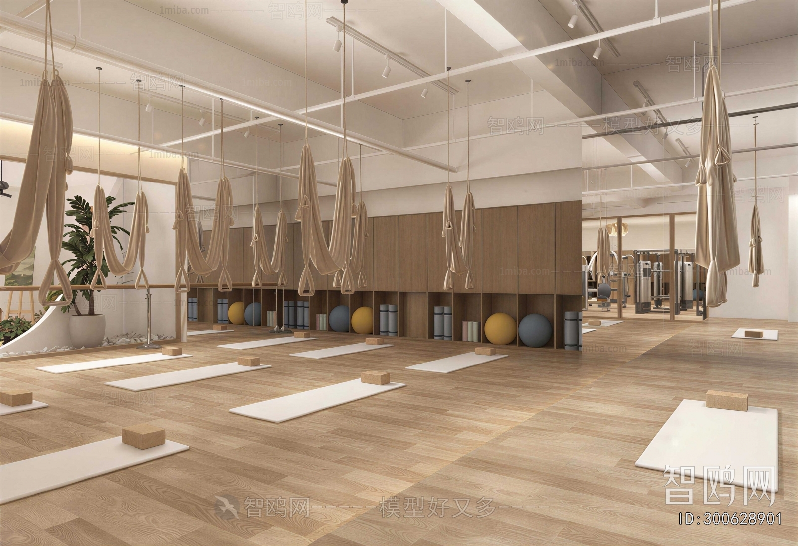 Modern Yoga Room