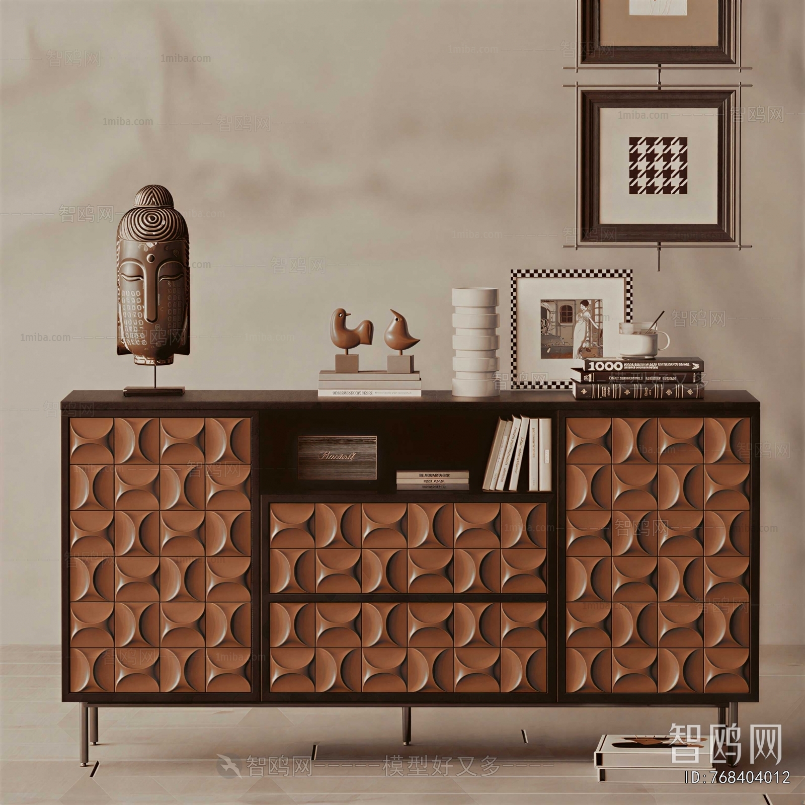 French Style Side Cabinet