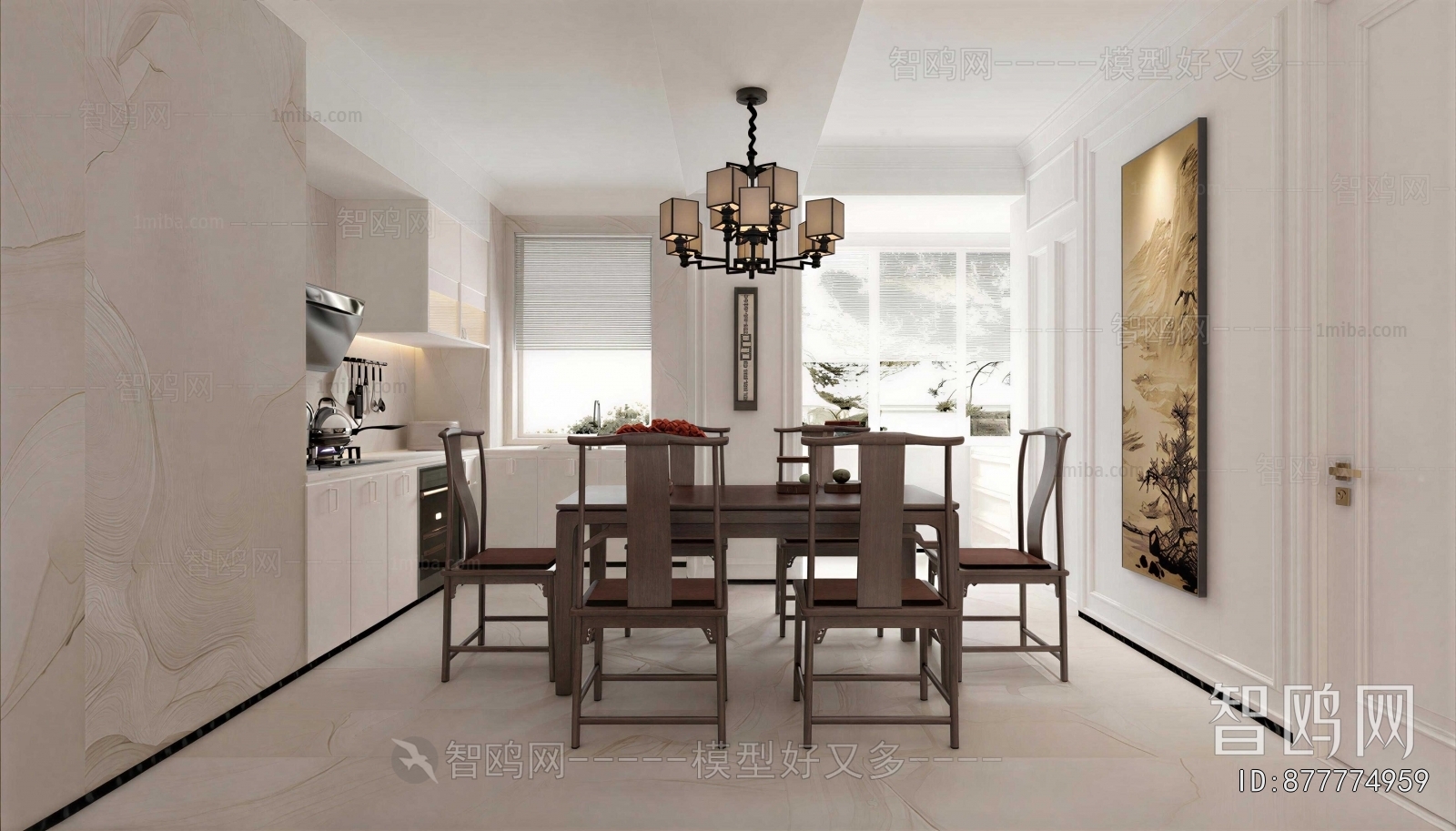New Chinese Style Dining Room