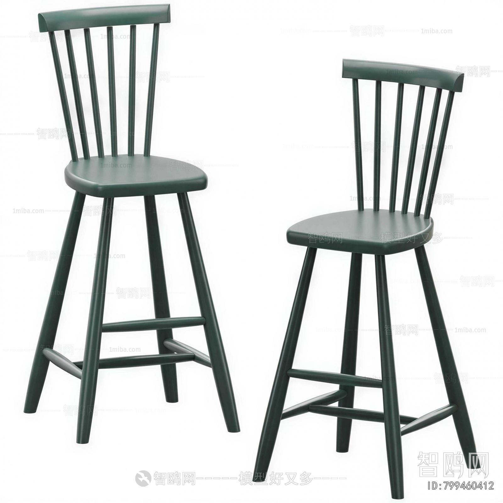 Nordic Style Bar Chair