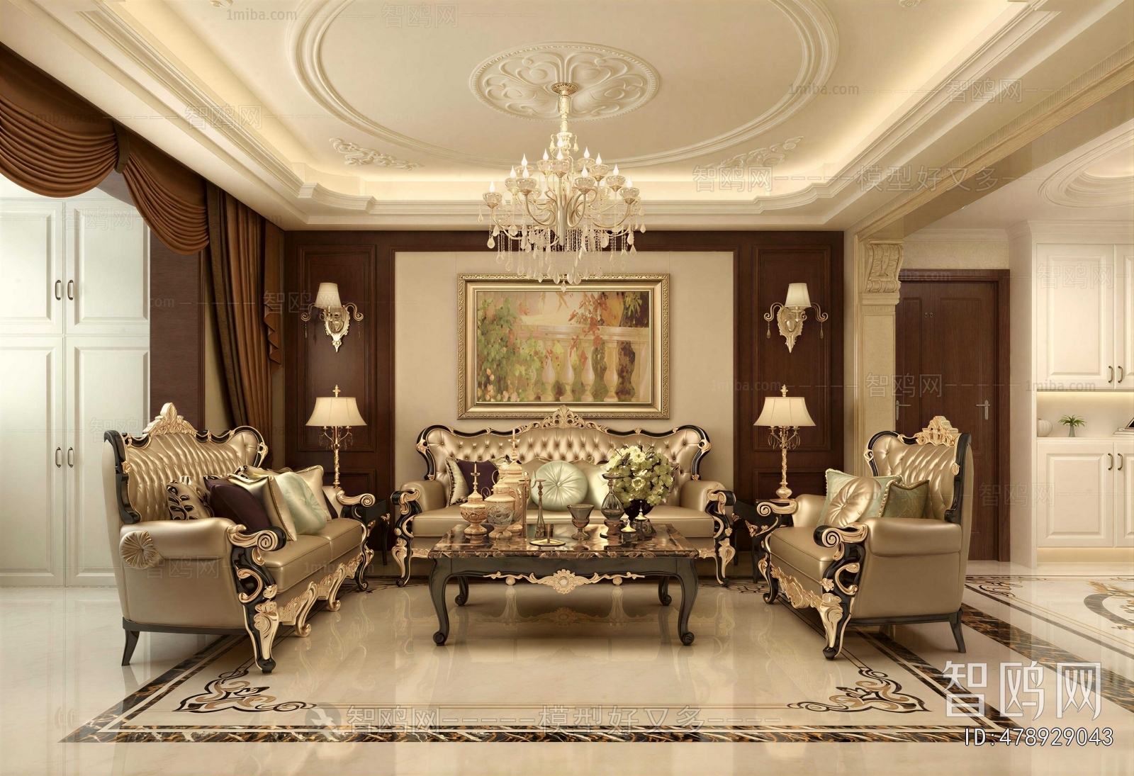 European Style A Living Room