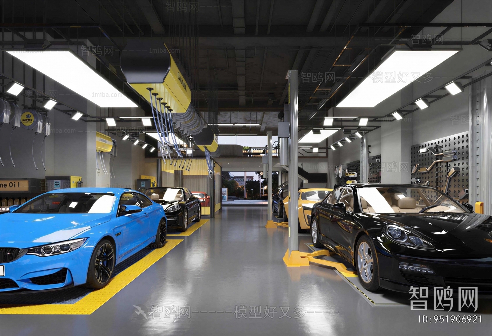 Modern Automobile Repair Shop