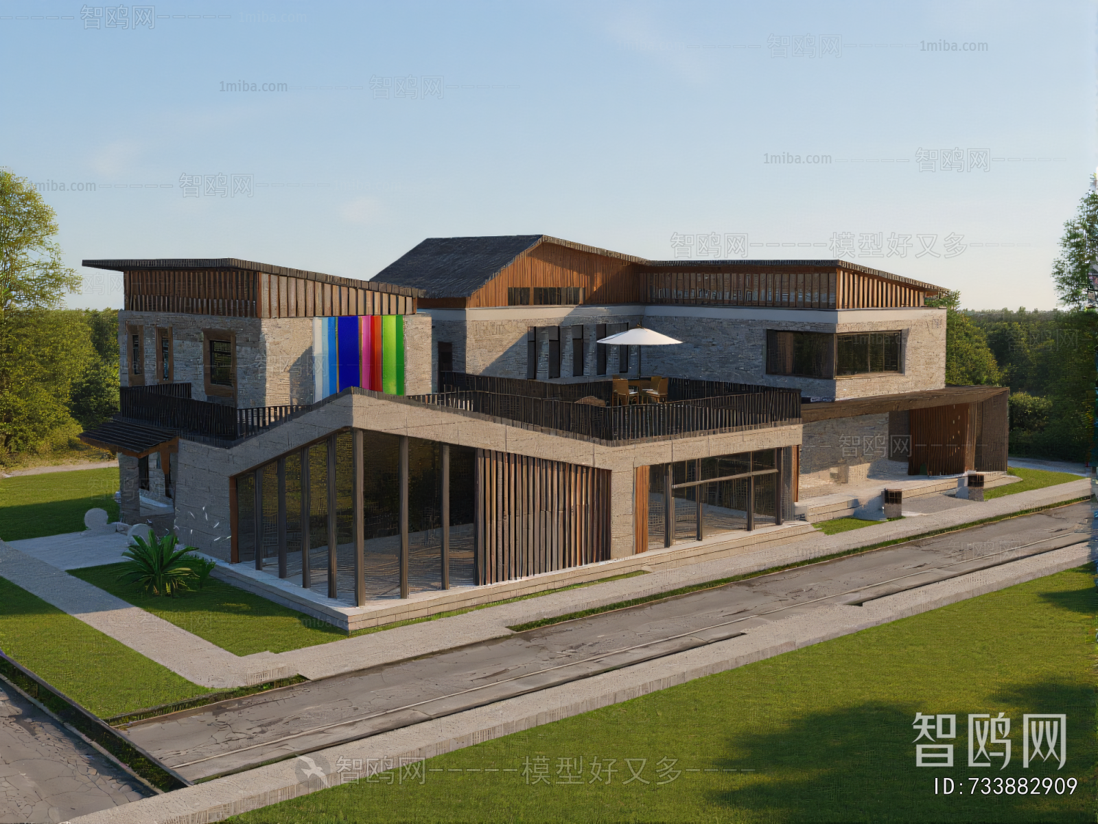 Modern Appearance Of Commercial Building