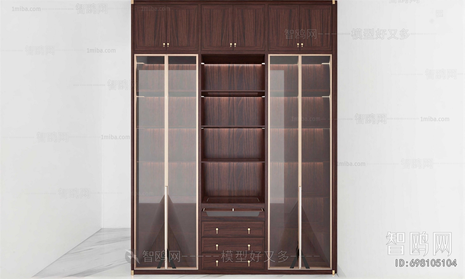 New Chinese Style Wine Cabinet