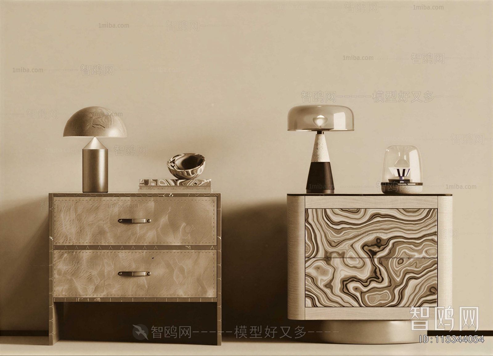 Modern Bedside Cupboard